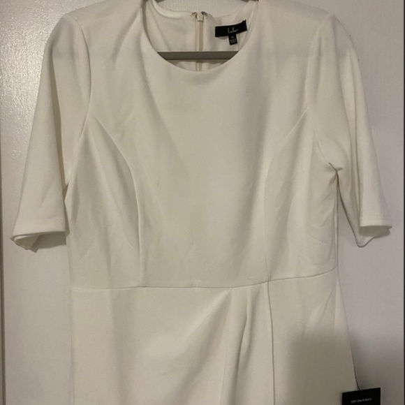 Lulus Westwood White Sheath Dress Wedding Bachelorette - Picture 6 of 10